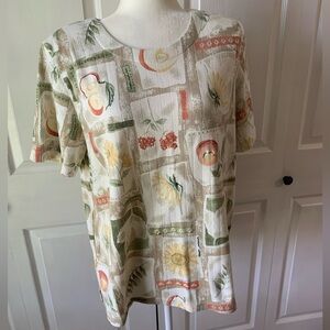 Alfred Dunner top woman’s size large shirt